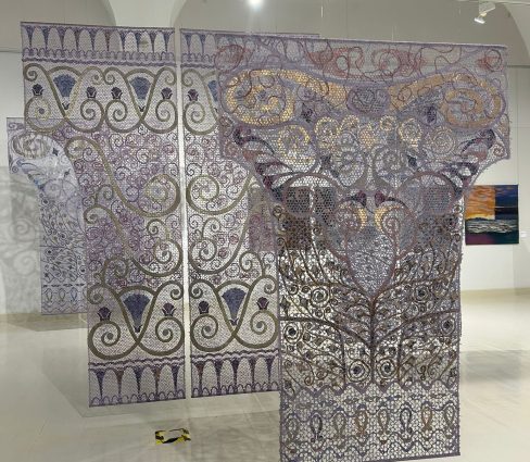 Daigas Štālbergas tekstilmākslas izstāde “Vilna, varš un mežģīnes”