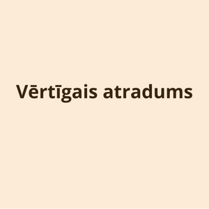 Vērtīgais atradums