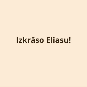 Izkrāso Eliasu!