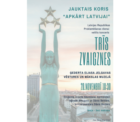 20. novembrī izskanēs kora “Apkārt Latvijai” koncerts